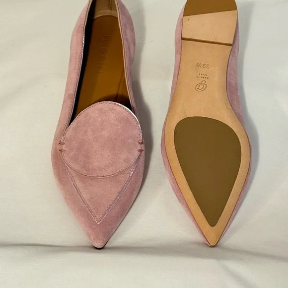 M. Gemi Dusty Pink Suede Flats - Picture 4 of 4